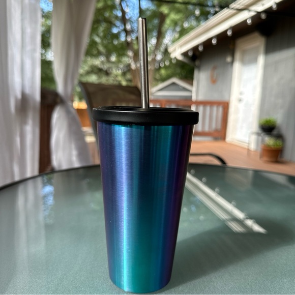 2014 Blue purple ombré metal tumbler - Picture 4 of 8